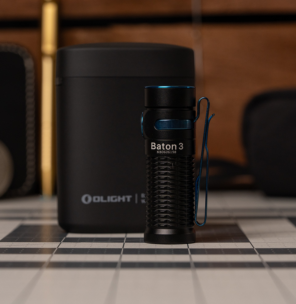 Baton 3 Rechargeable Flashlight - Premium Edition Provides Up To 94 Days of Battery Life