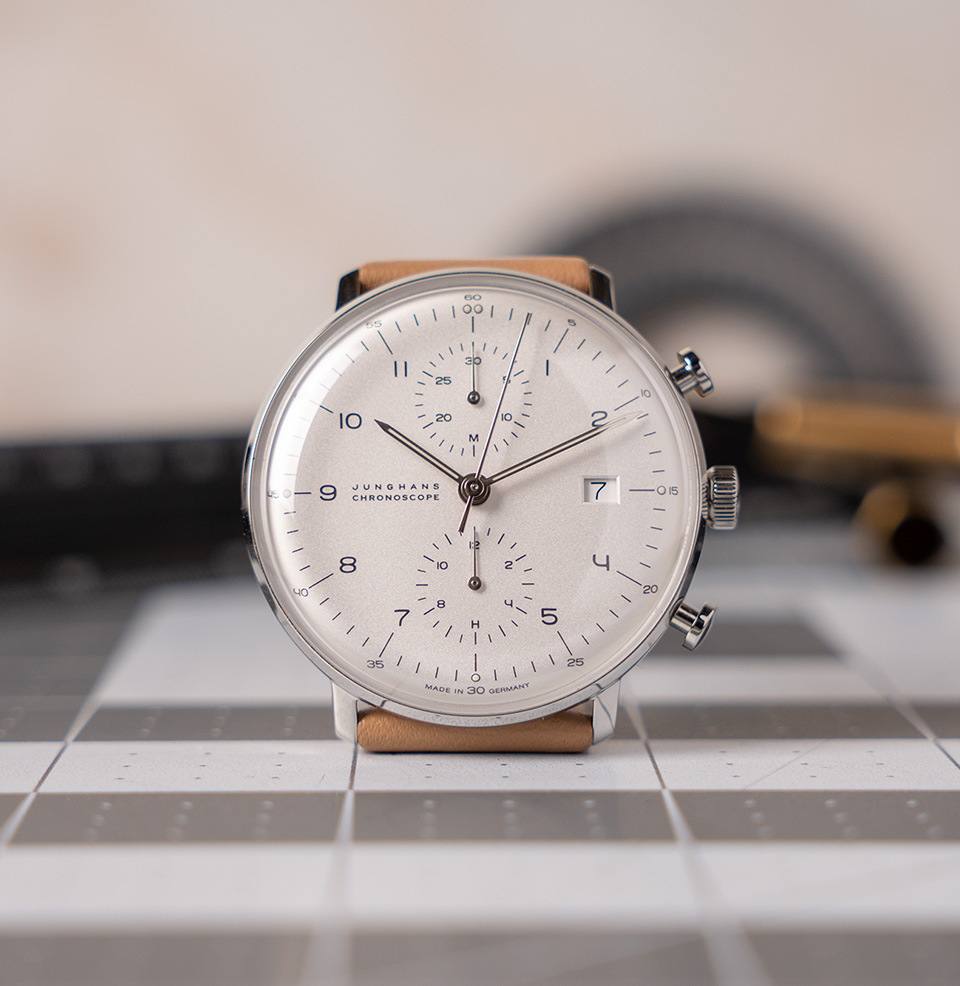 Max Bill Chronoscope Date at three