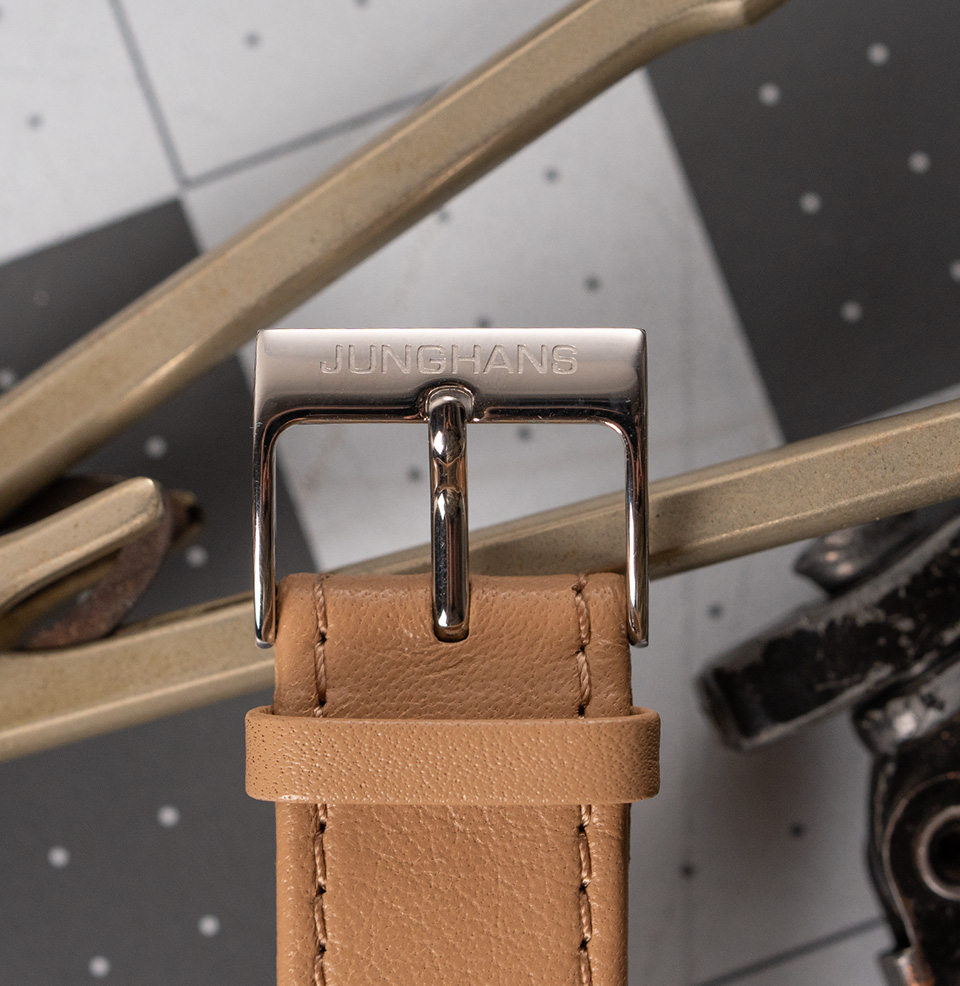 Max Bill Chronoscope Signed buckle