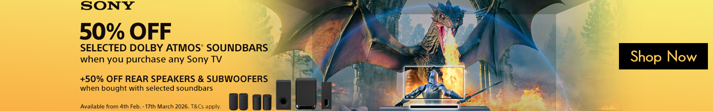 50% Off Sony Soundbar WBW Sony tv