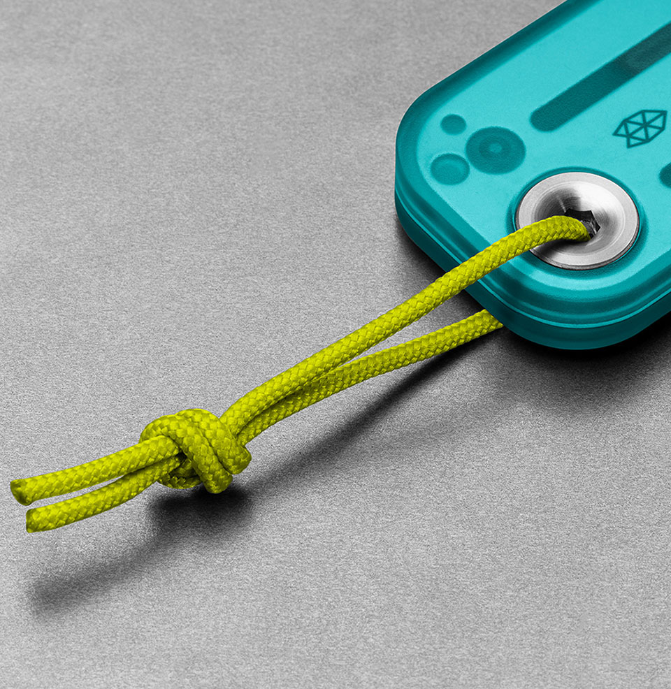 The Palmer Clear Lanyard Hole