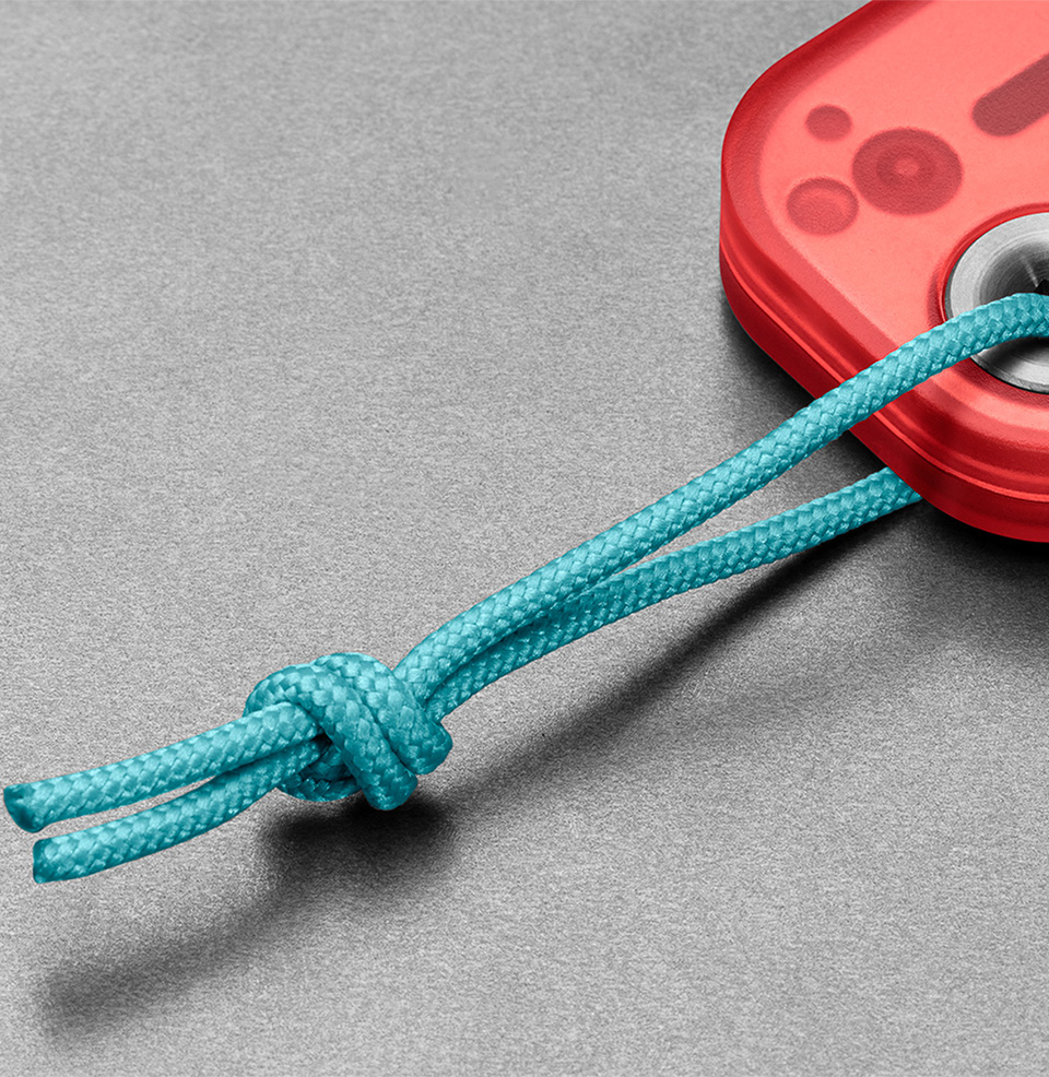 The Palmer Clear Lanyard Hole