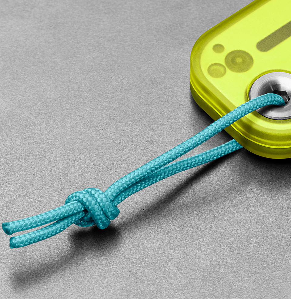 The Palmer Clear Lanyard Hole