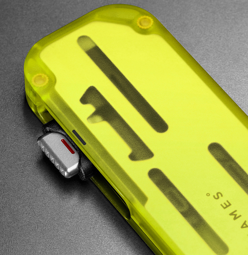 The Palmer Clear PATENT-PENDING EASY OPEN LOCKING MECHANISM