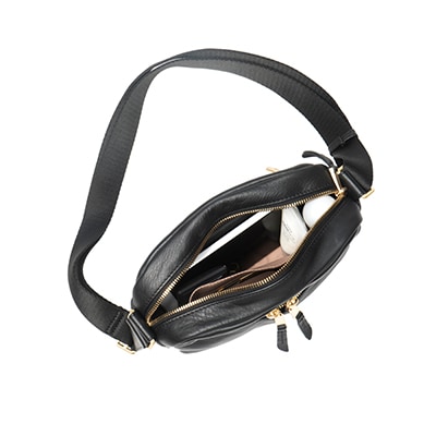 KNOMO Brook Leather Cross-Body Feature Square Image 2 | knomo.com