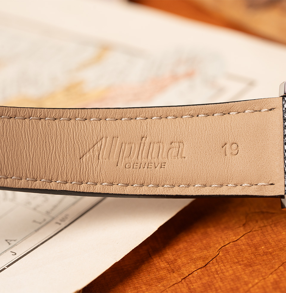 Heritage Automatic Alpina-Branded Leather Strap