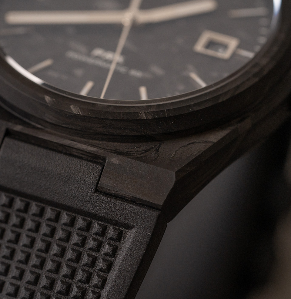 PRX POWERMATIC 80 40MM CARBON Faceted surfaces