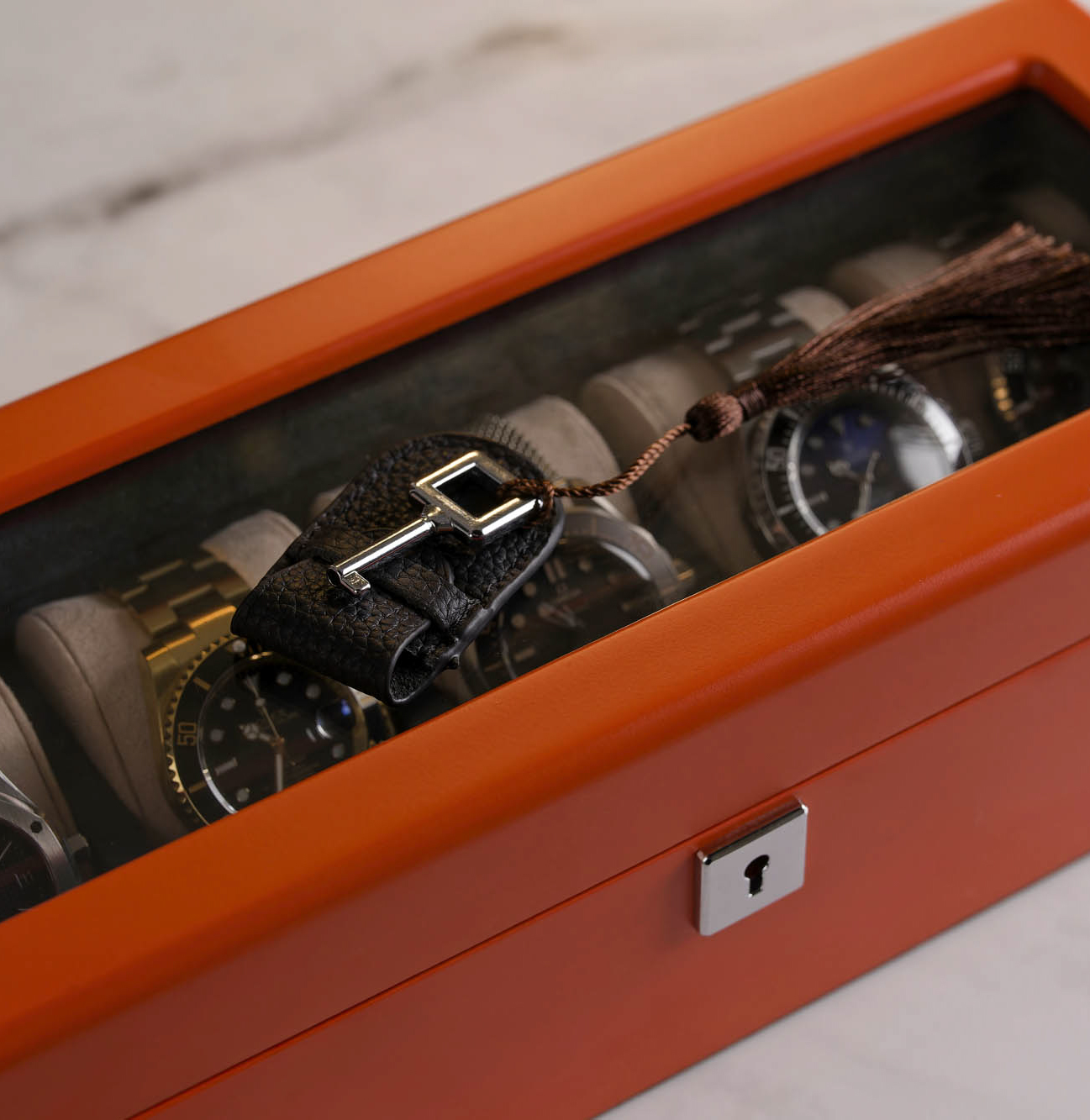 Monte Carlo 5-Slot Collector Box Clear top