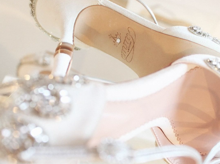 My “I feel like cinderella” wedding shoes