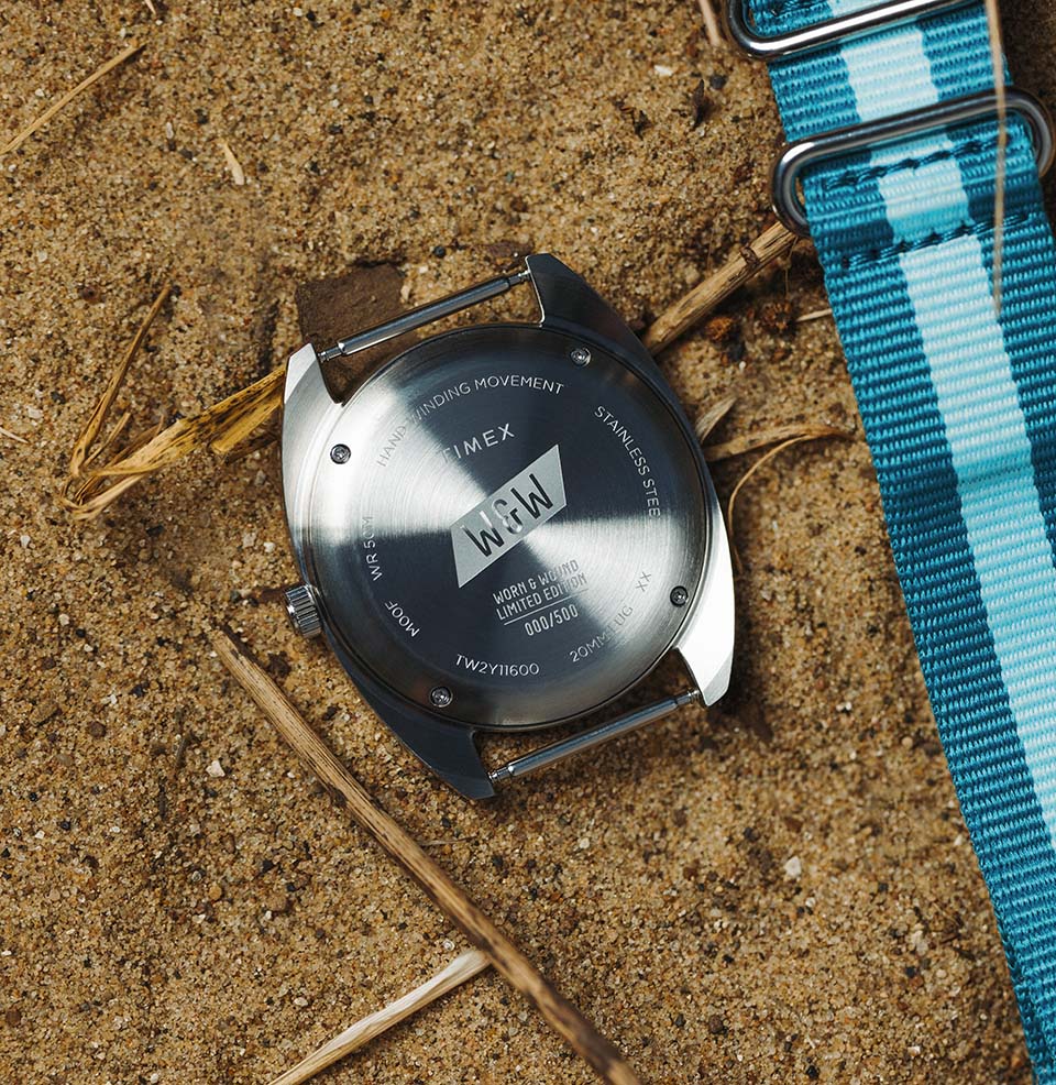 Timex x Worn & Wound WW75 V3 Limited Edition Numbered Case Back