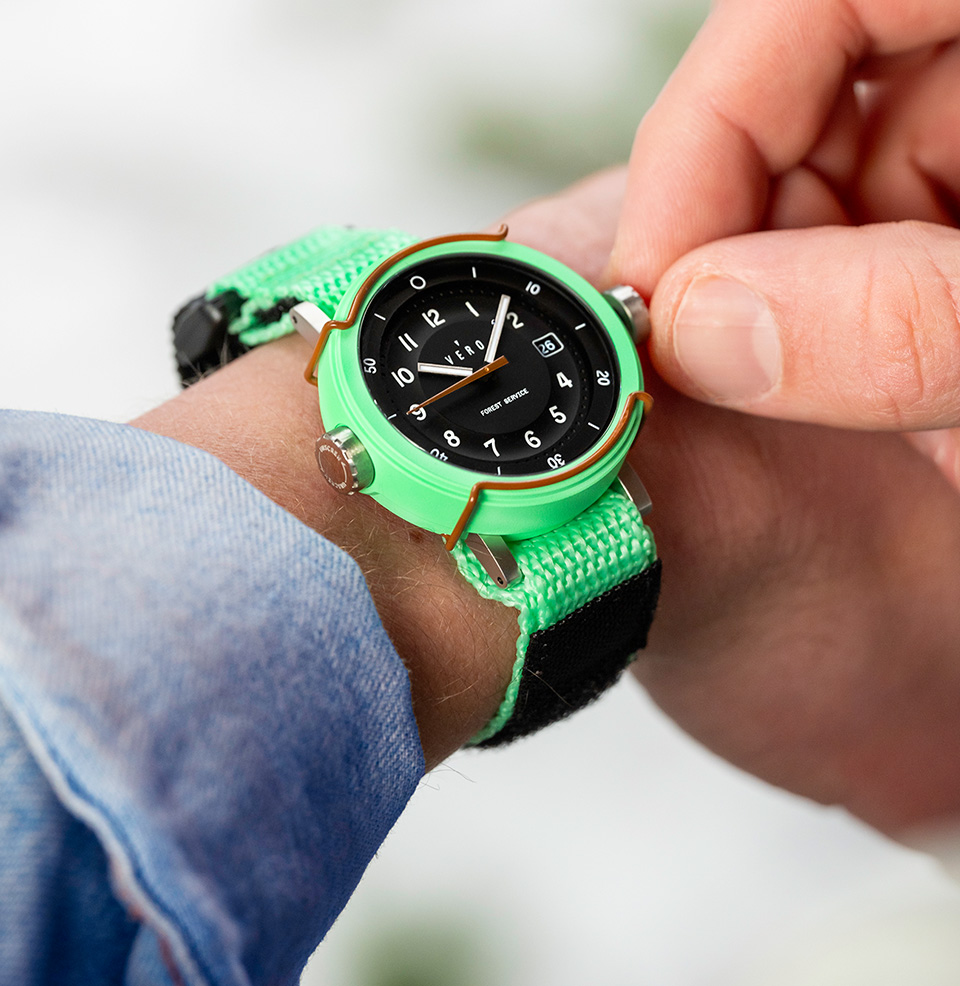 Vero Forest Service Edition Service Green Watch – Windup Watch Shop