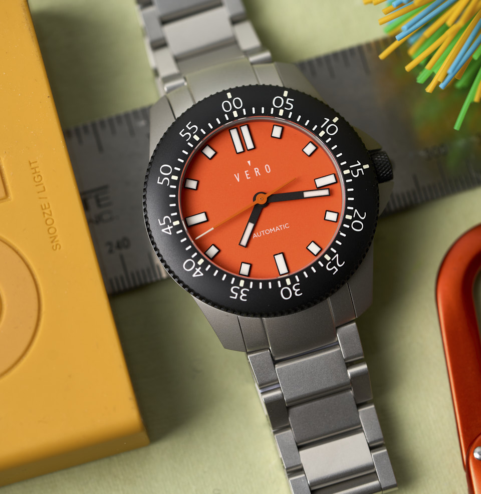 Open Water 41 - Daybreak Bright Orange Dial
