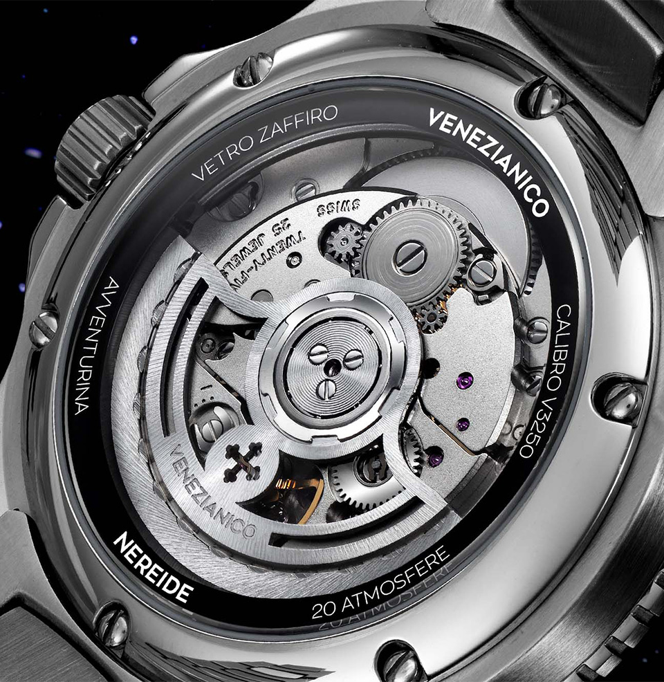 Nereide 39 Stone Dials Automatic Cal. V3250 Swiss Made (Soprod SA)