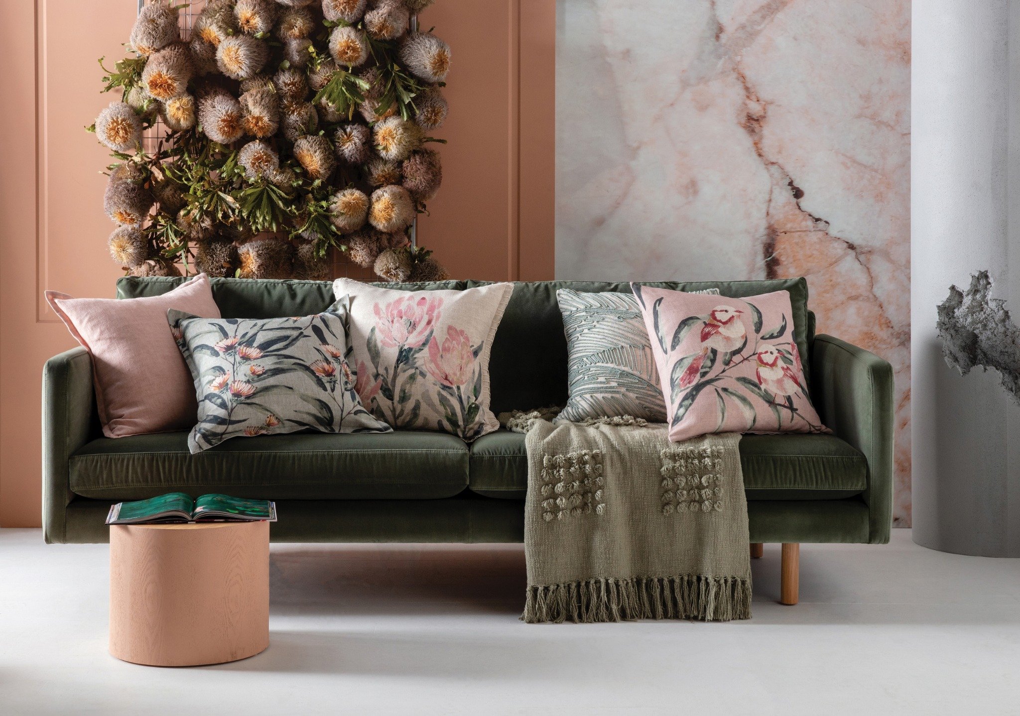 Devils Blush Cushion