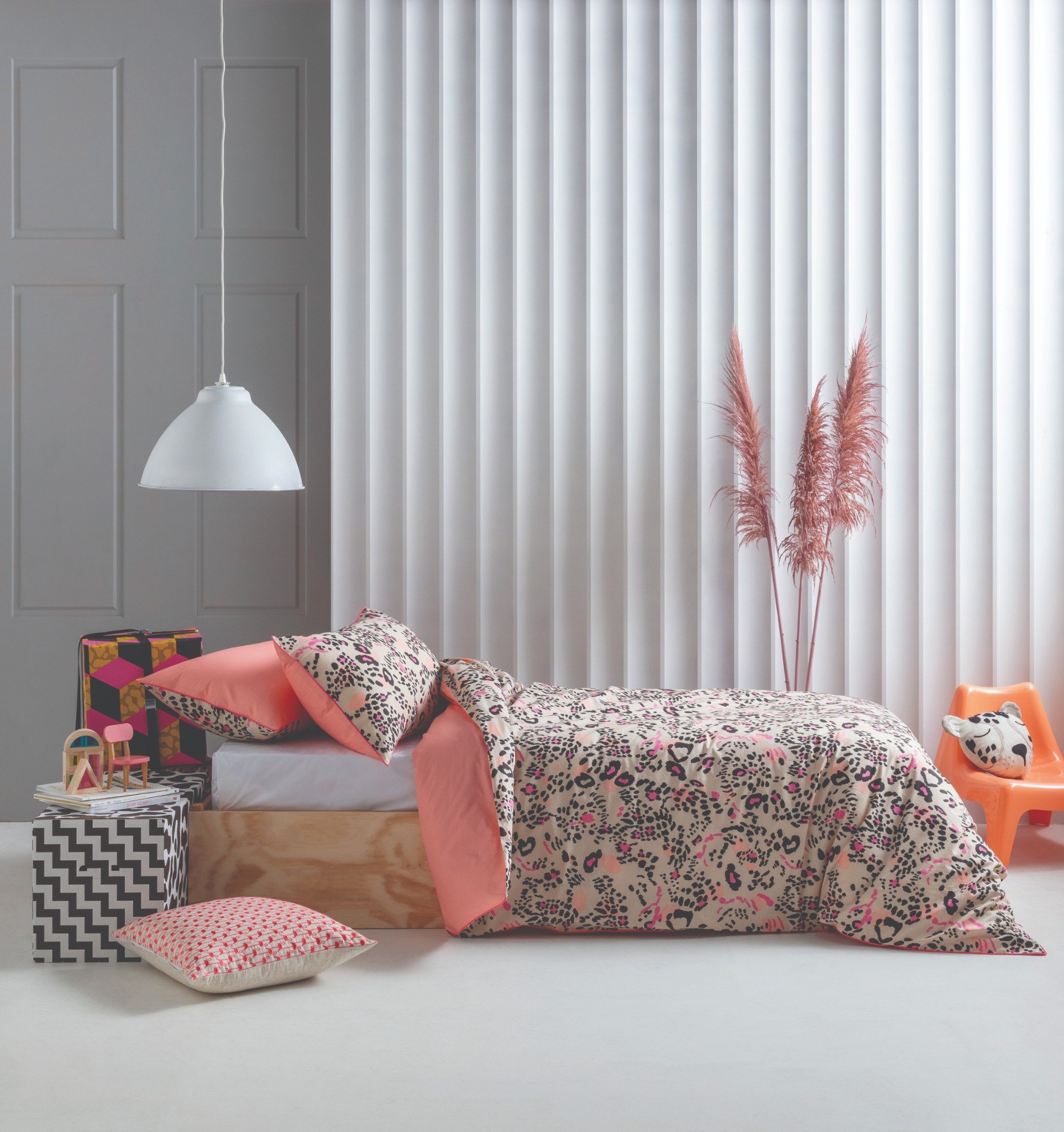 Mini Flamingo Cushion