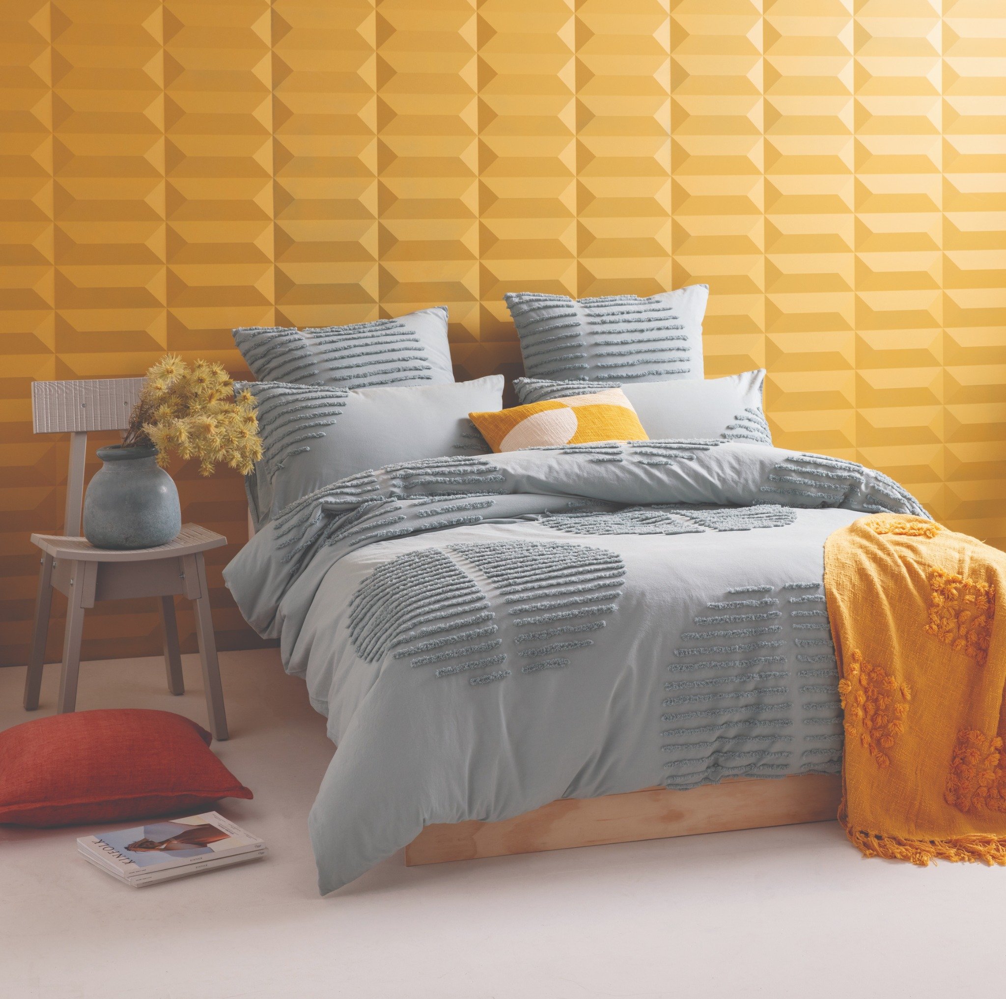 Barlow Seafoam Quilt Cover Set