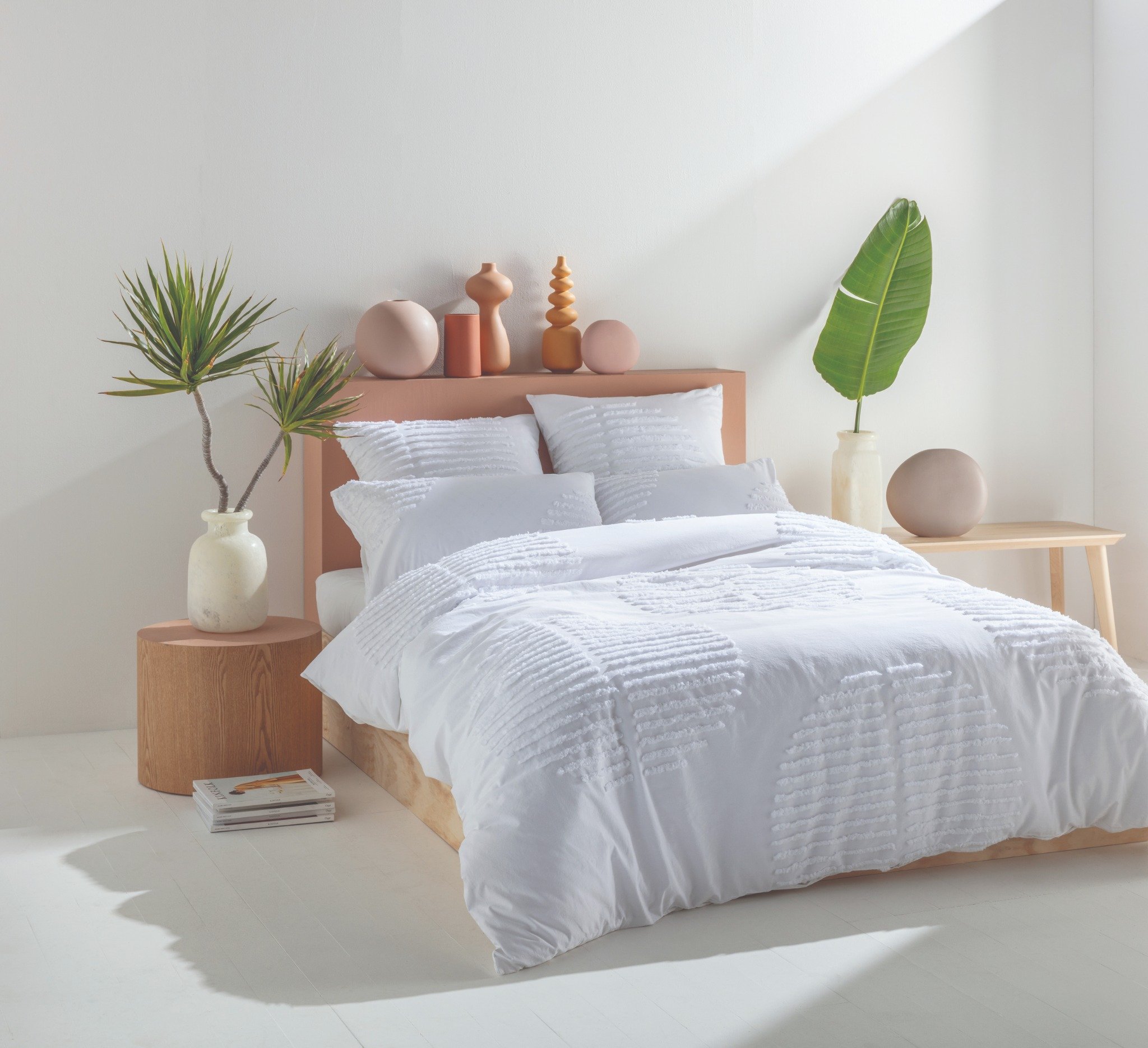 Barlow White Quilt Cover Set