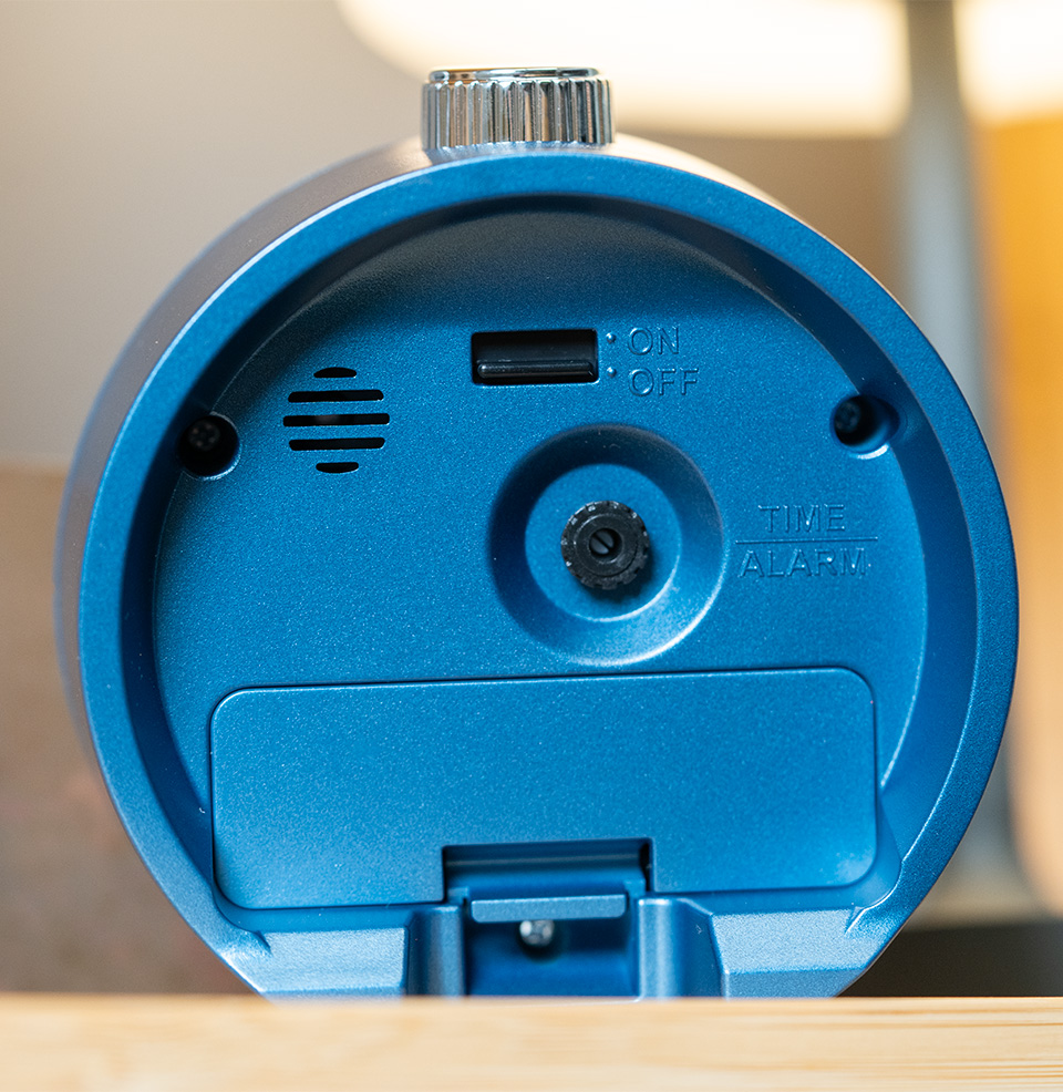 Mai Modern Rotating Bezel Alarm Clock Seiko Quartz Clock Mechanism