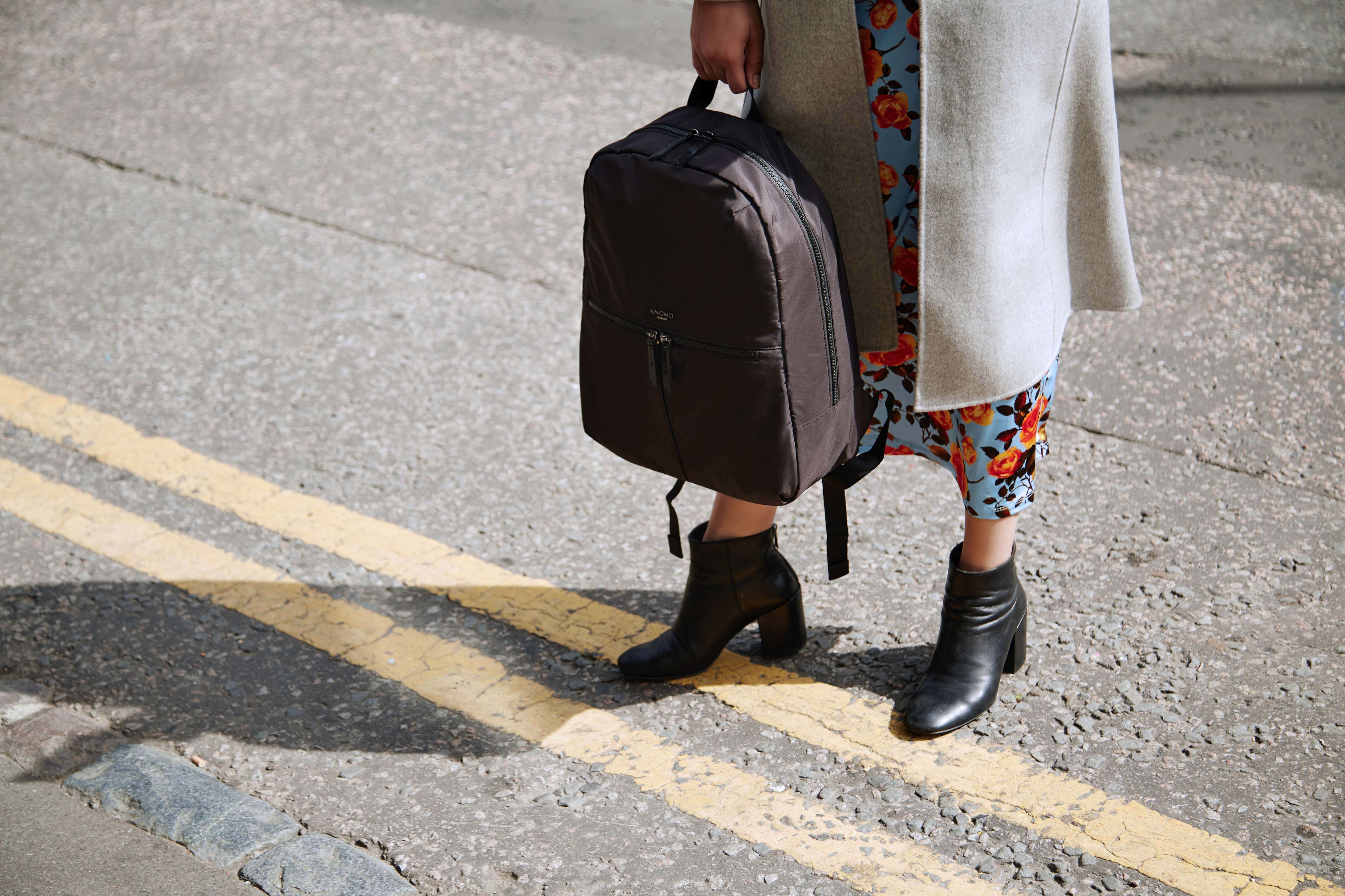 Berlin Womens Slimline 15" Laptop Backpack Black KNOMO