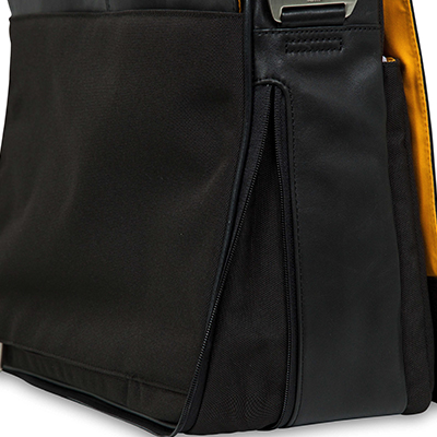 KNOMO Bungo Leather Laptop Messenger Bag - 15.6" Feature Square Image 1 |us.knomo.com