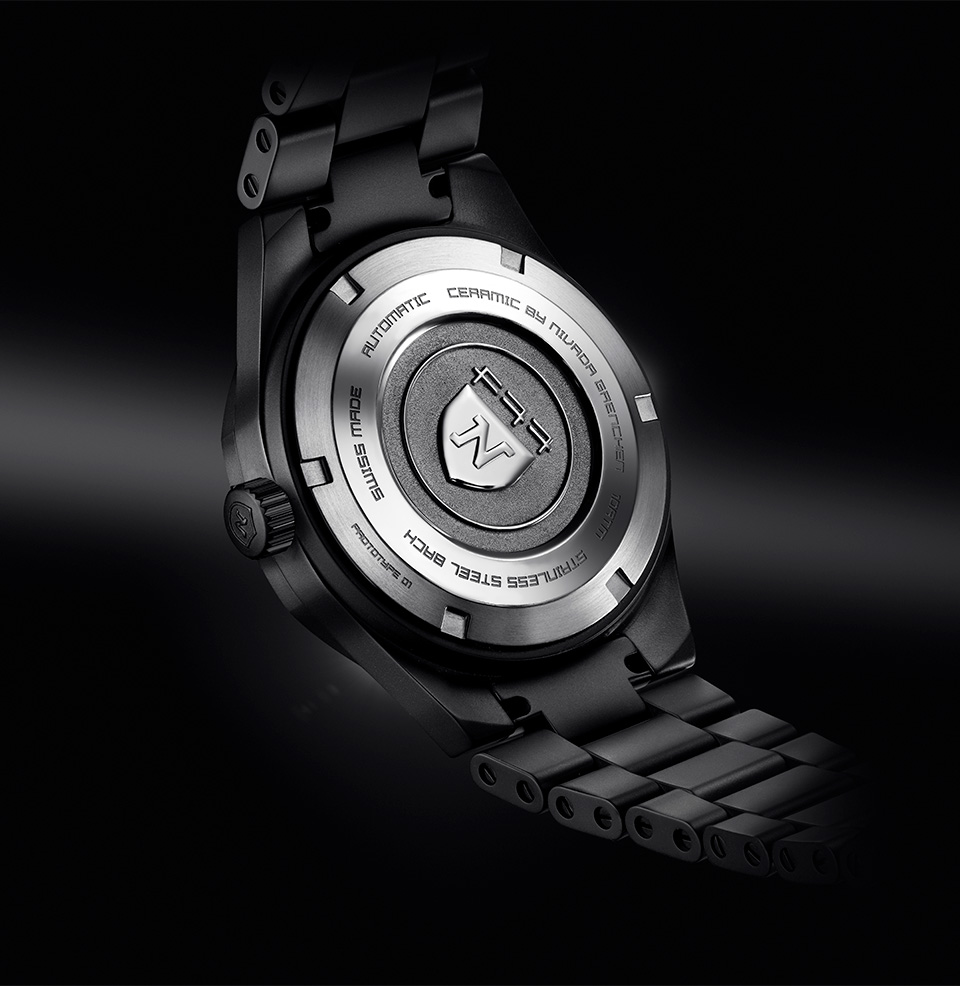F77 Black Ceramic Soprod P01 Movement