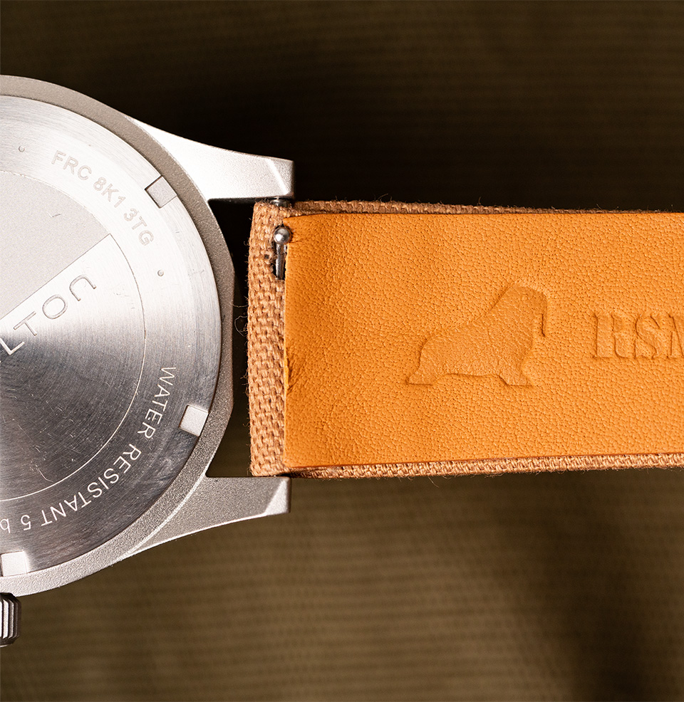 Fine Canvas Strap Quick Release Spring Bars