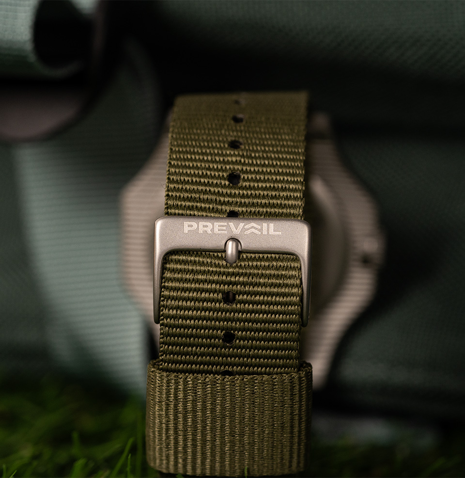 Prevail Onward Future Pass through Nylon Strap