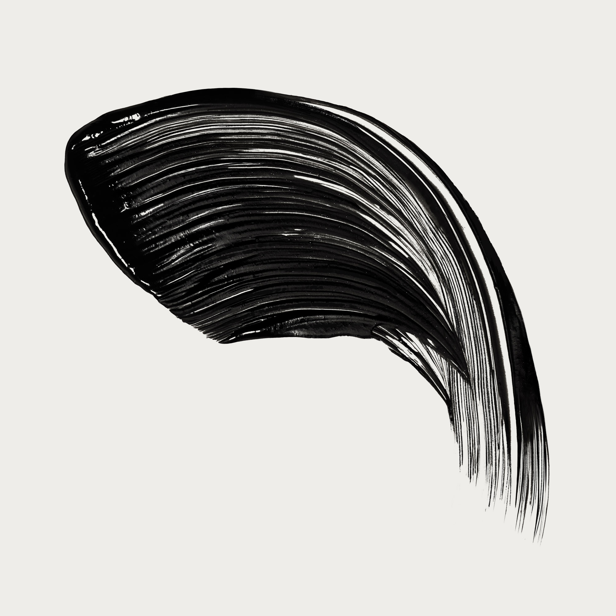 Image of Ultra Black Lash Lift Serum Mascara texture smear