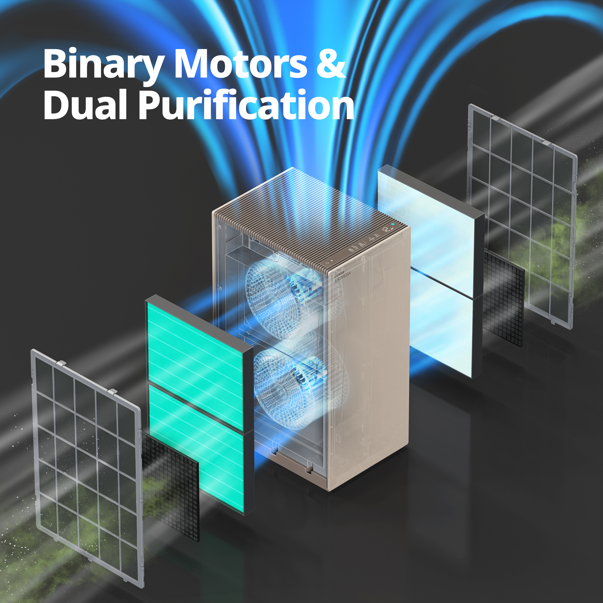 ProX has two motors and double the purification