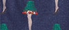 Westport 1989 Flannel Holiday Lounge Pant, Big & Tall - Navy Leg Lamp