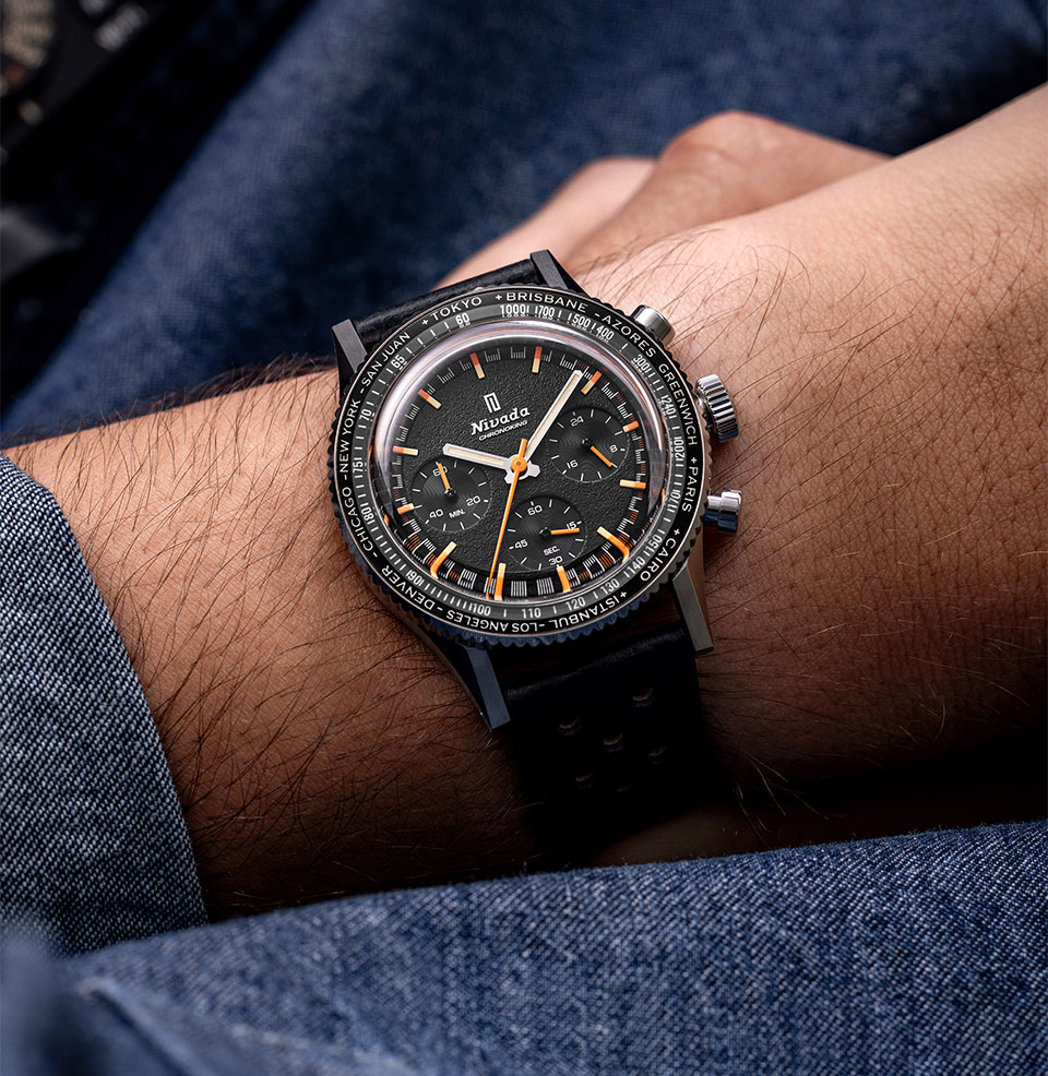 Chronoking Mecaquartz Interchangeable Bezel Dual-Tone Grey Bezel