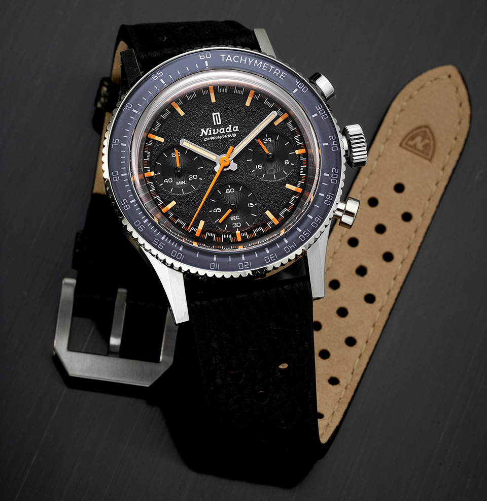 Chronoking Mecaquartz Interchangeable Bezel Ghost Blue Bezel