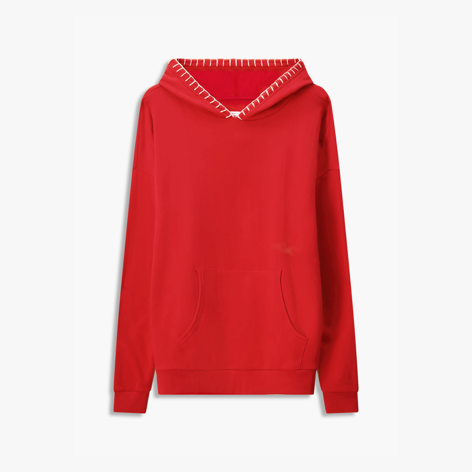 The Oversized Hoodie with Whipstitch