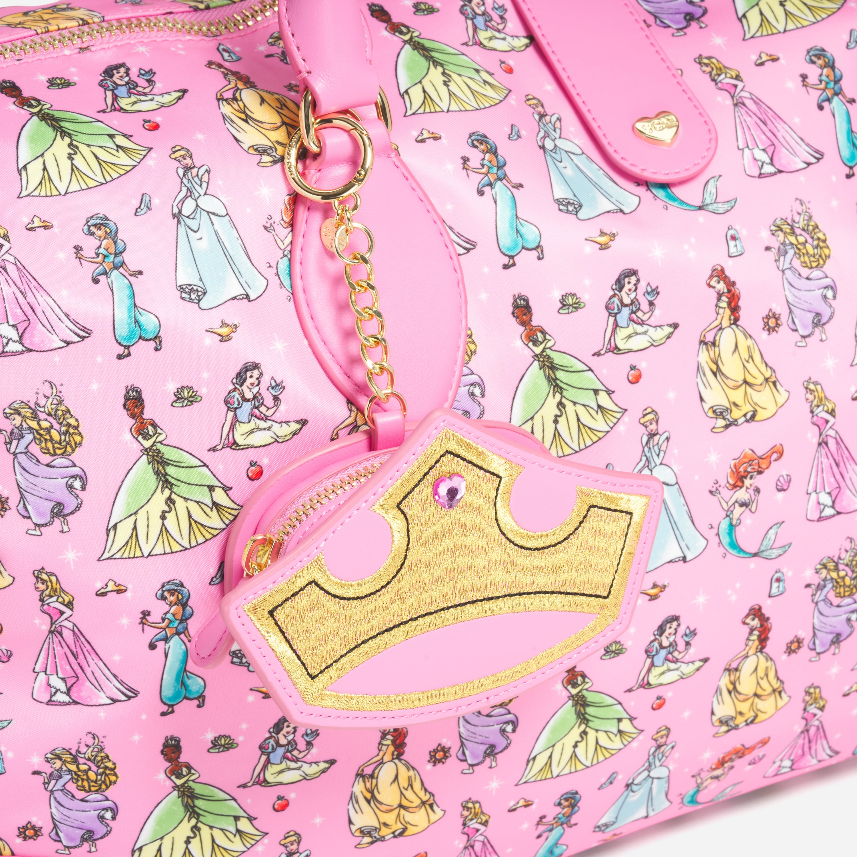 Disney Princess Crown Pouch Bag Charm