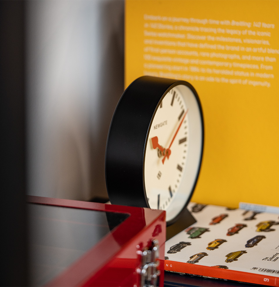 M Mantel Railway Clock 2.4in thick