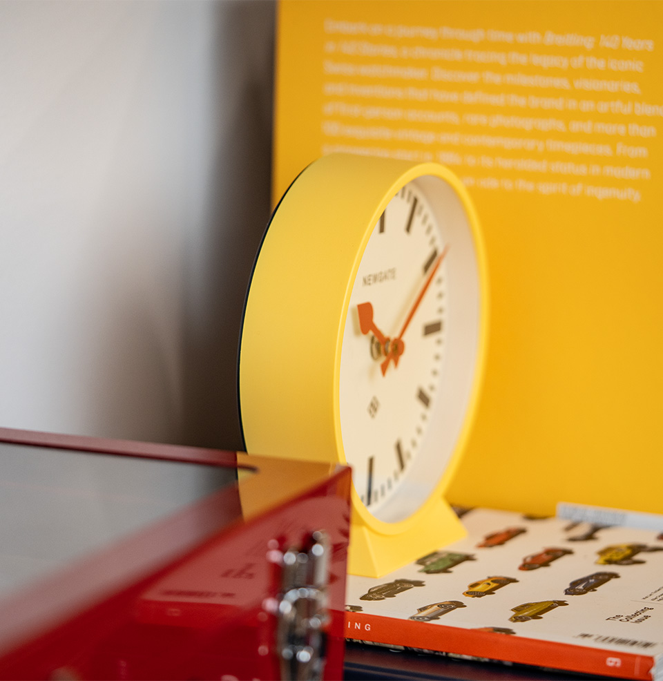 M Mantel Railway Clock 2.4in thick