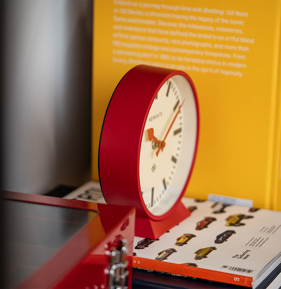 M Mantel Railway Clock 2.4in thick