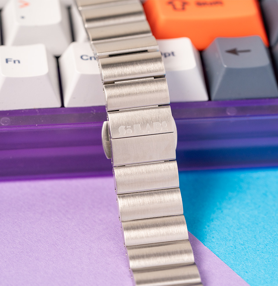 Layer Two Series Matching Brushed Stainless Steel Bracelet