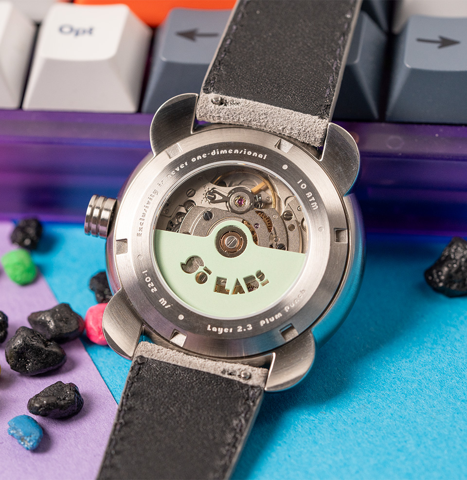 Layer Two Series Exhibition Sapphire Caseback