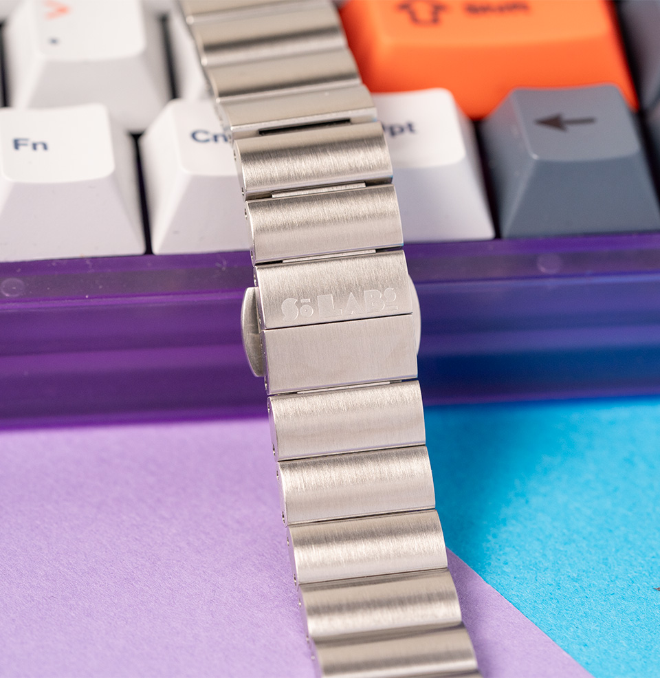 Layer Two Series Matching Brushed Stainless Steel Bracelet