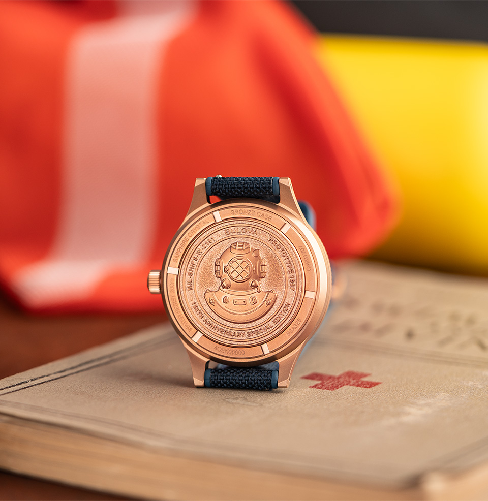 MIL-SHIPS Bronze Embossed Case Back