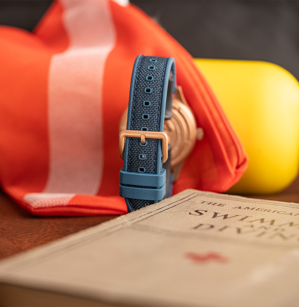 MIL-SHIPS Bronze Strap hybrid of rubber and Cordura®