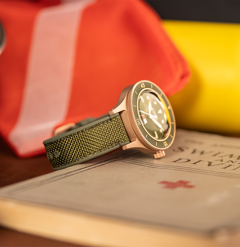 MIL-SHIPS Bronze New 18mm lug width.