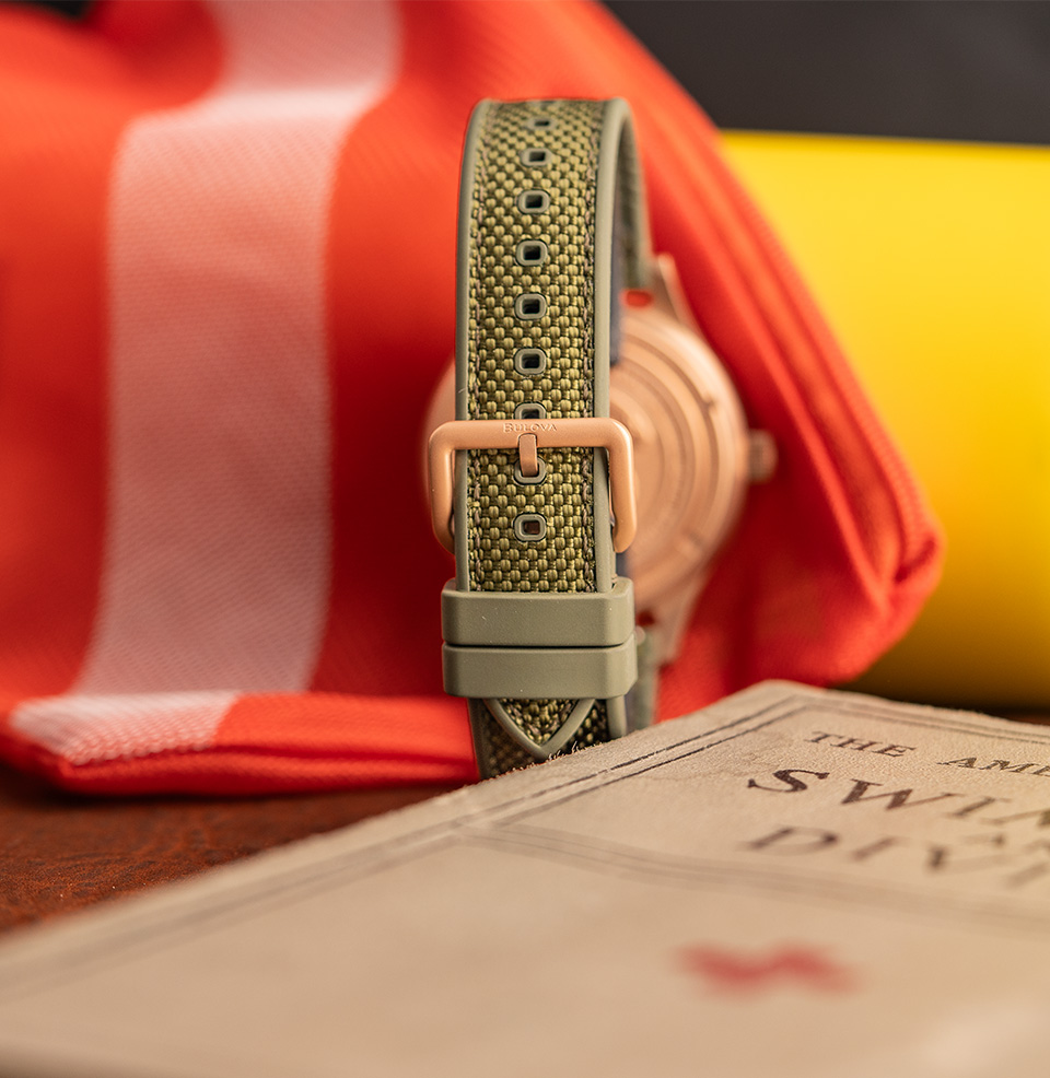 MIL-SHIPS Bronze Strap hybrid of rubber and Cordura®