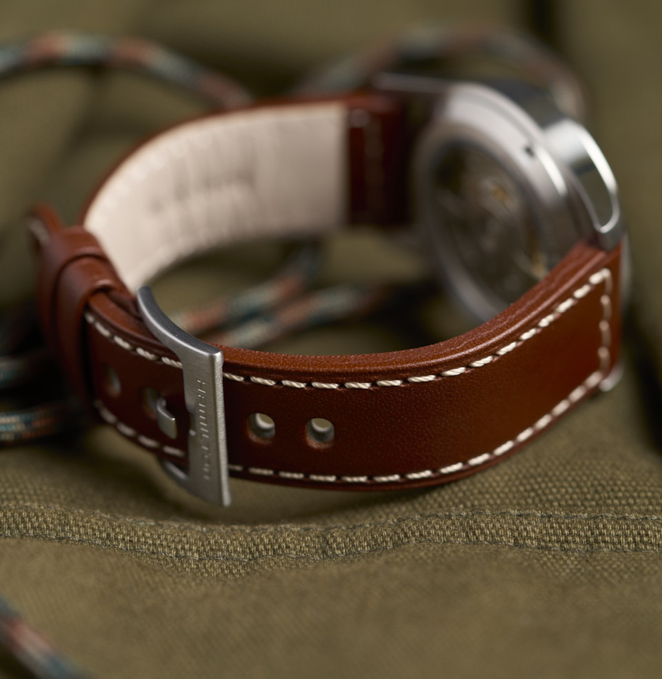 Khaki Field Auto Brown Leather