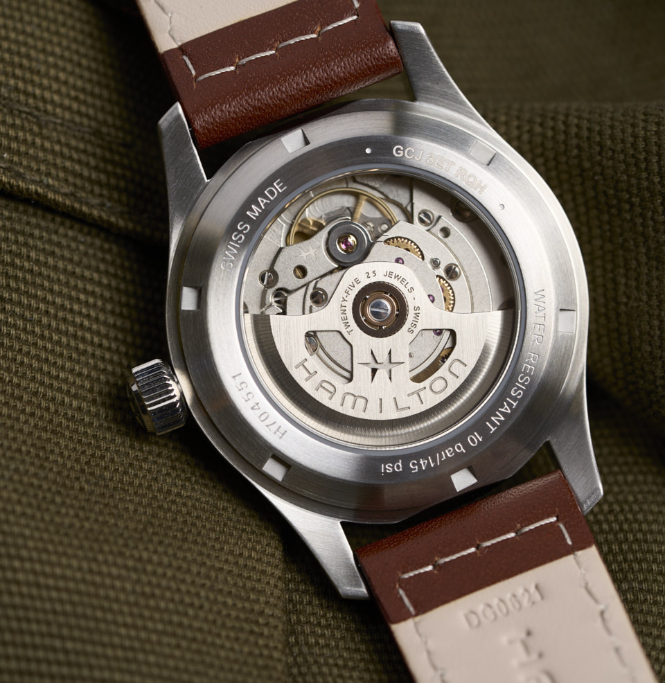 Khaki Field Auto Hamilton H-10 Automatic Movement