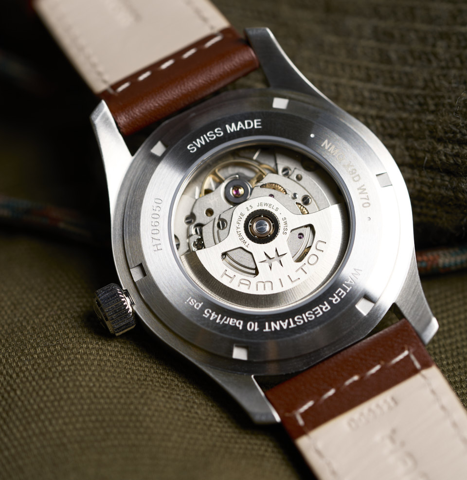 Khaki Field Auto Hamilton H-10 Automatic Movement
