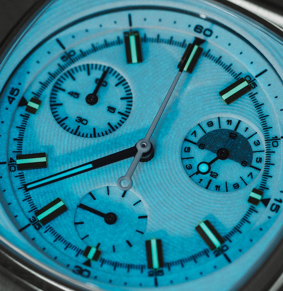 Brew x Worn & Wound Metric Chrono Regulator Lumint Chrono Regulator