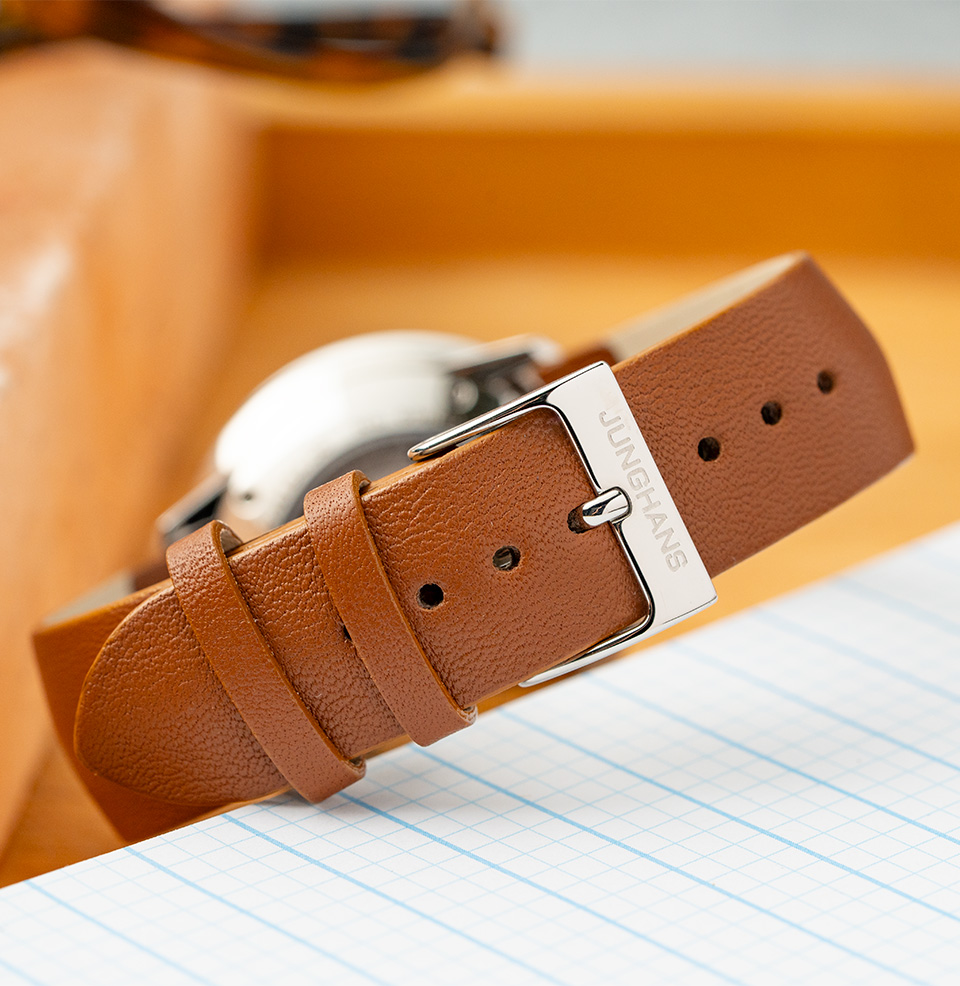 Meister Fein Automatic Brown leather strap