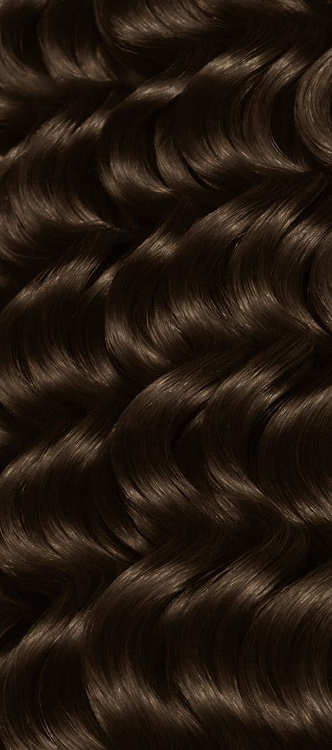 Two bottles and packaging for All About Curls Permanent Color in shade 4N Chestnut Ringlets.